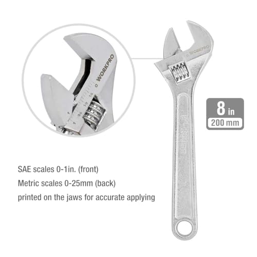 WORKPRO 6-Piece Pliers & Adjustable Wrench Set