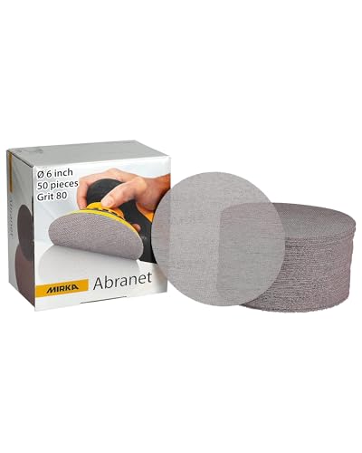 Mirka 9A-241-180 6-Inch 180 Grit Mesh Abrasive Dust Free
