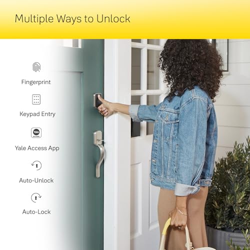 Yale YRD450 Wi-Fi Touchscreen Fingerprint Smart Deadbolt Lock