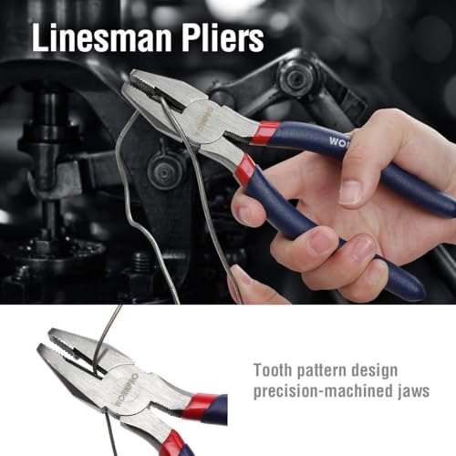 WORKPRO 6-Piece Pliers & Adjustable Wrench Set