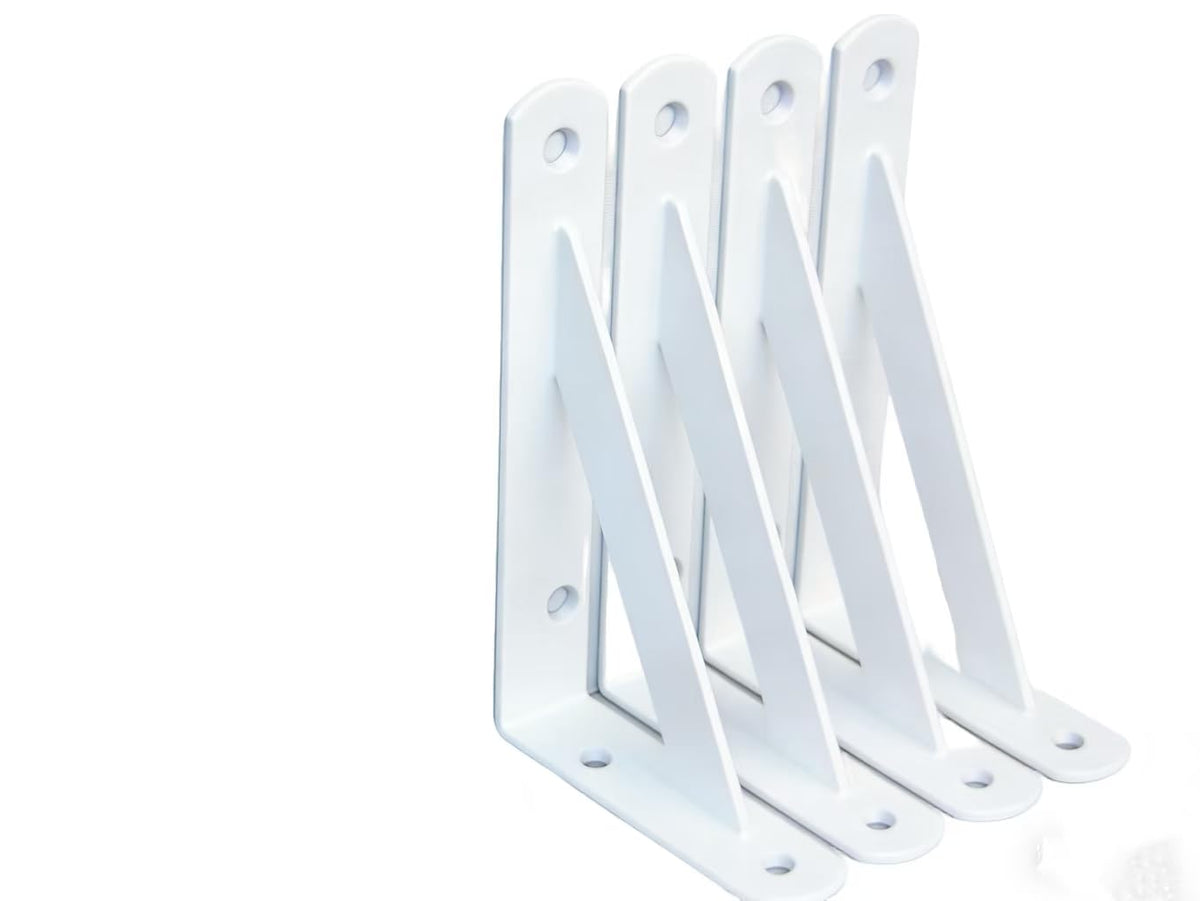Heavy-Duty Shelf Support Angle Brackets with Screws