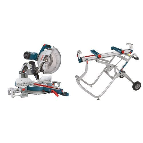 Bosch Power Tools GCM12SD - 15 Amp 12 Inch Corded Dual-Bevel Sliding Glide Miter Saw with 60 Tooth Saw Blade