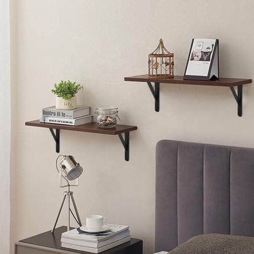 Heavy-Duty Shelf Support Angle Brackets with Screws