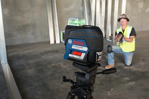 BOSCH PRO GLL3-330CG 12V 360° Green-Beam 3-Plane Laser