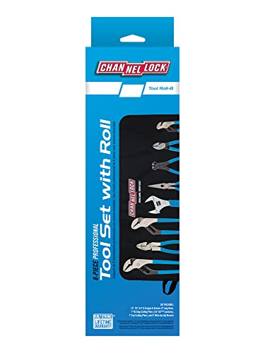Channellock TOOL ROLL-8 8-Piece Professional Pliers Set