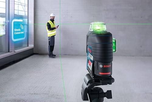 BOSCH PRO GLL3-330CG 12V 360° Green-Beam 3-Plane Laser