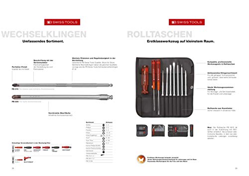 PB Swiss PB 8515 31-Piece Allrounder Tool Roll-Up Set