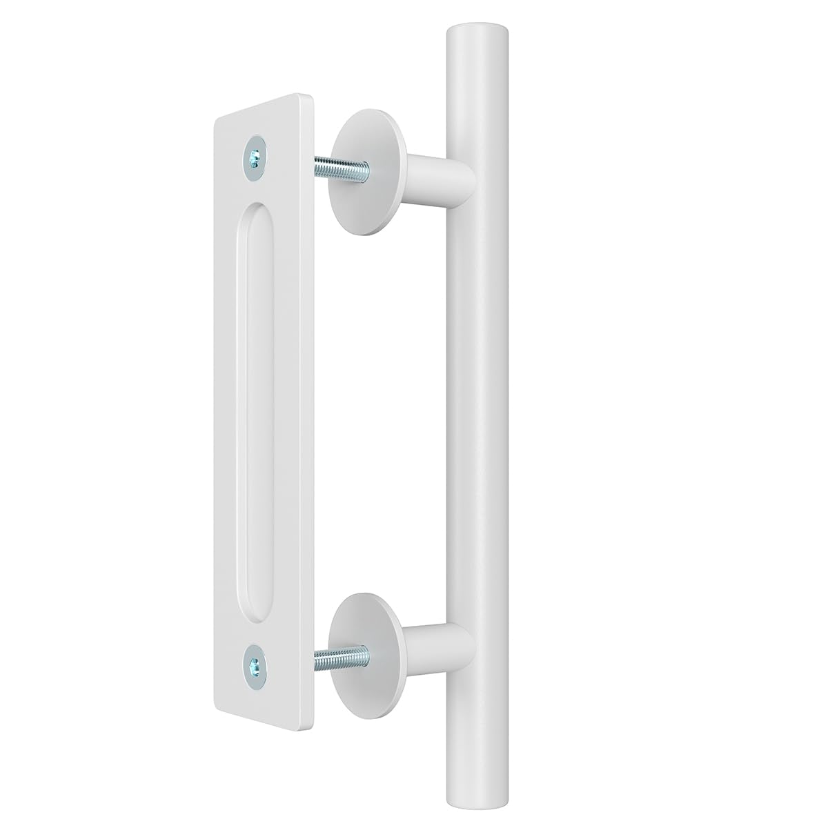 SMARTSTANDARD 12-Inch Heavy-Duty Barn Door Handle Set