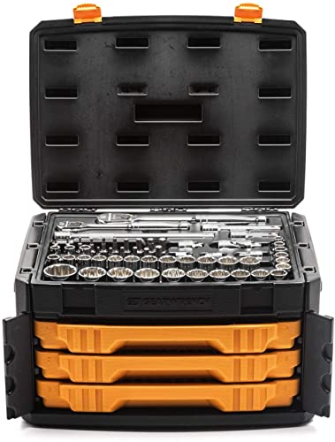 GEARWRENCH 243-Piece 12-Point Mechanics Tool Set with Box