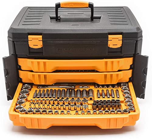 GEARWRENCH 243-Piece 12-Point Mechanics Tool Set with Box