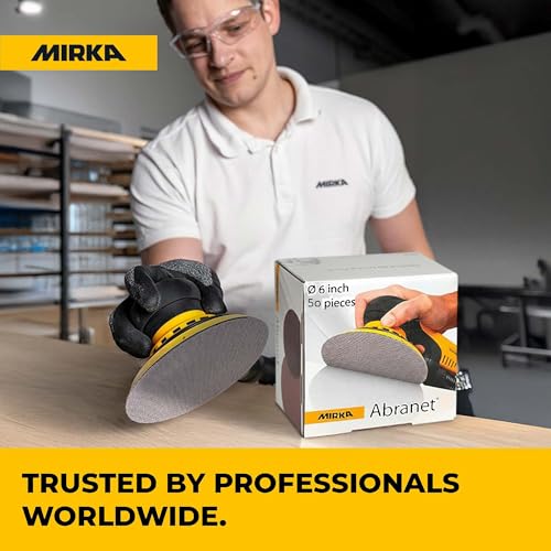 Mirka 9A-241-180 6-Inch 180-Grit Dust-Free Mesh Abrasive
