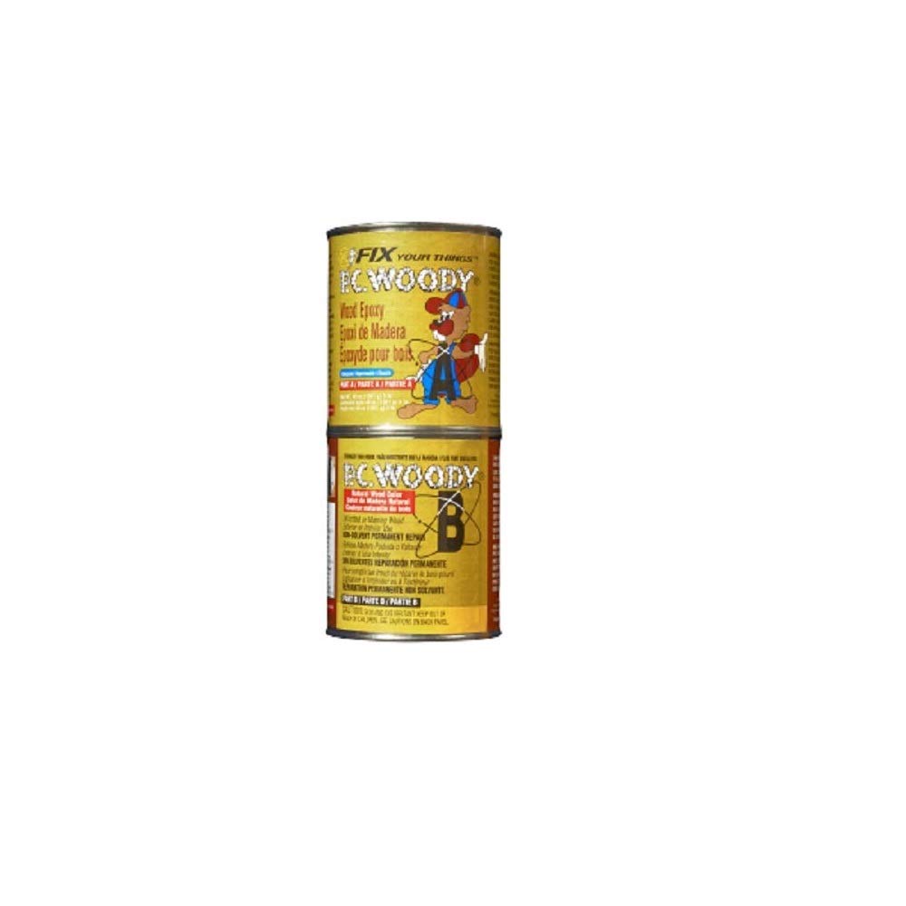PC-Woody 23334 Two-Part Wood Repair Epoxy Paste 1.5 oz