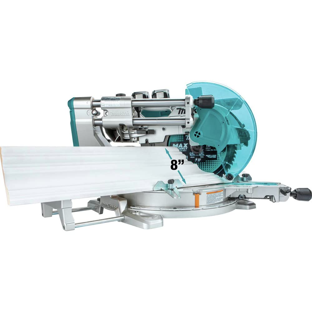 Makita XSL08PT 18V X2 LXT Lithium-Ion (36V) Brushless Cordless 12 Inch Dual-Bevel Sliding Compound Miter Saw Kit