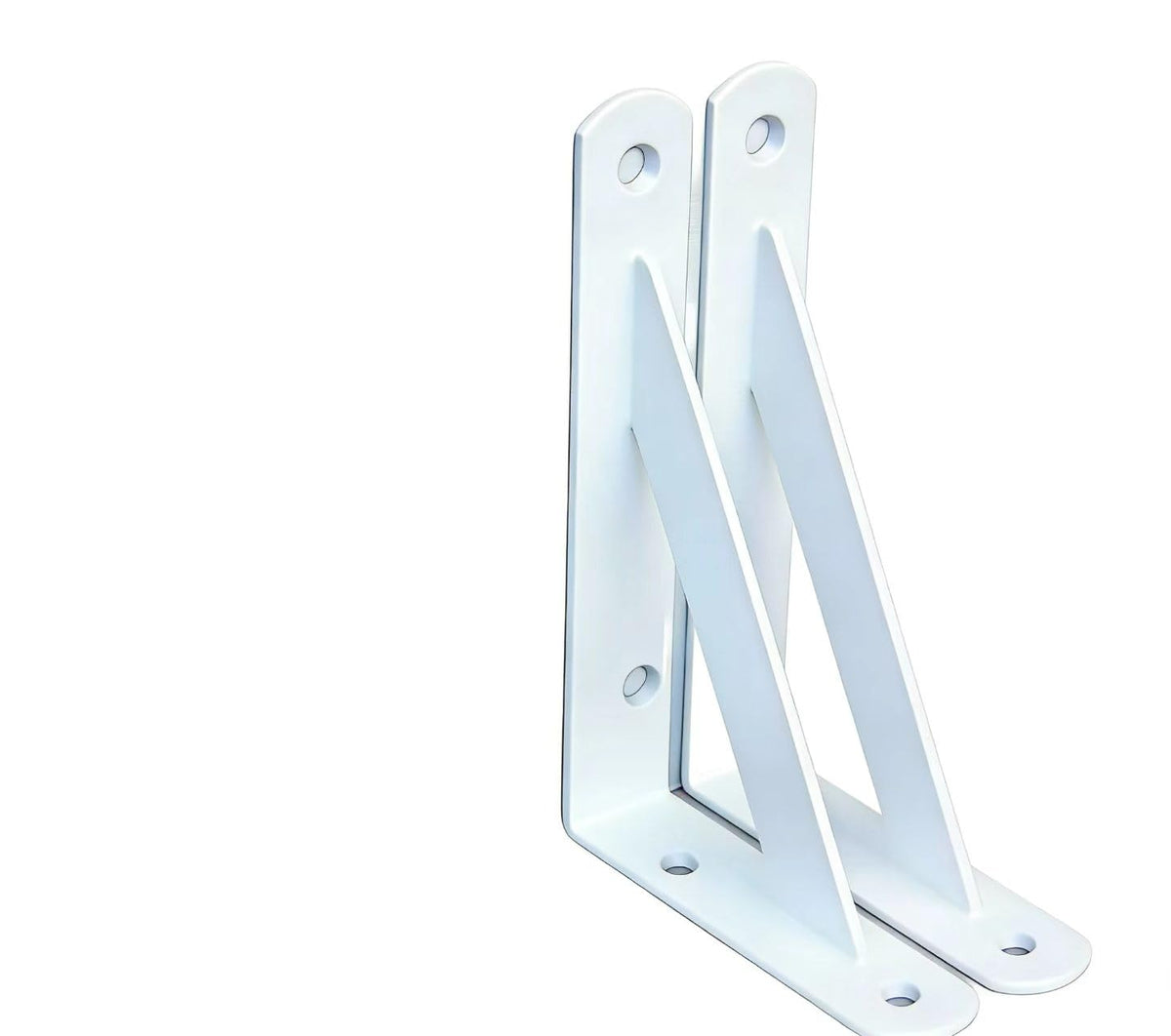 Heavy-Duty Shelf Support Angle Brackets with Screws