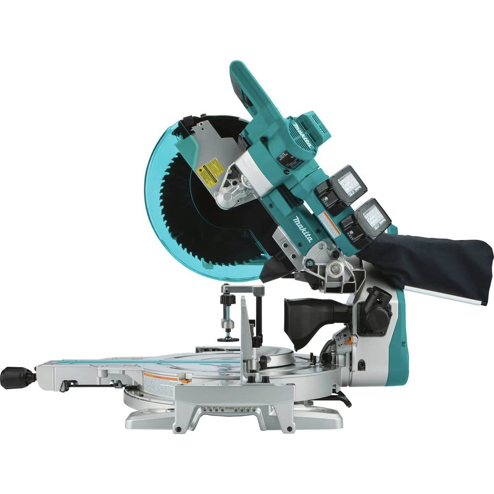 Makita XSL08PT 18V X2 LXT Lithium-Ion (36V) Brushless Cordless 12 Inch Dual-Bevel Sliding Compound Miter Saw Kit
