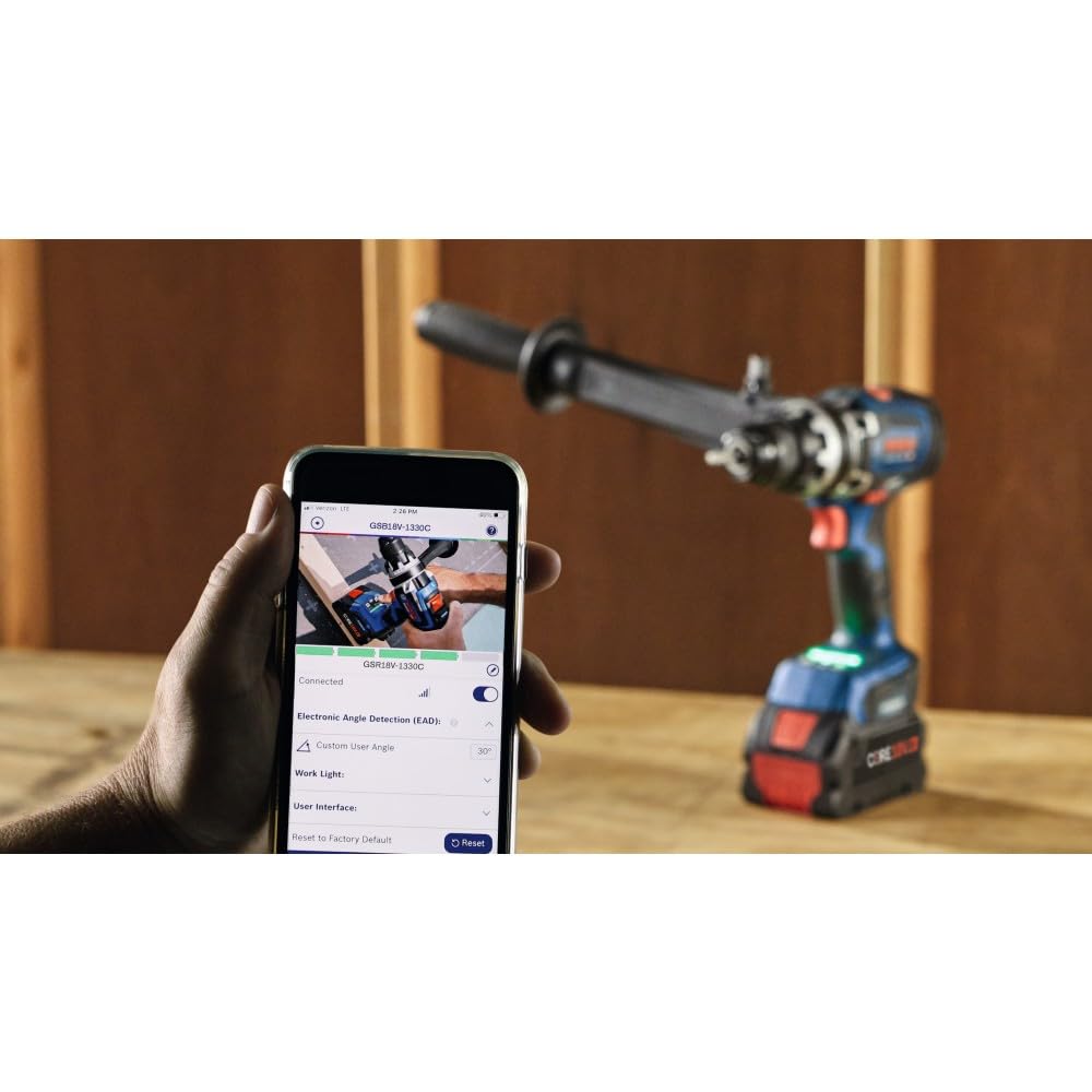 Bosch 18V Connected-Ready 1/2-Inch Hammer Drill/Driver