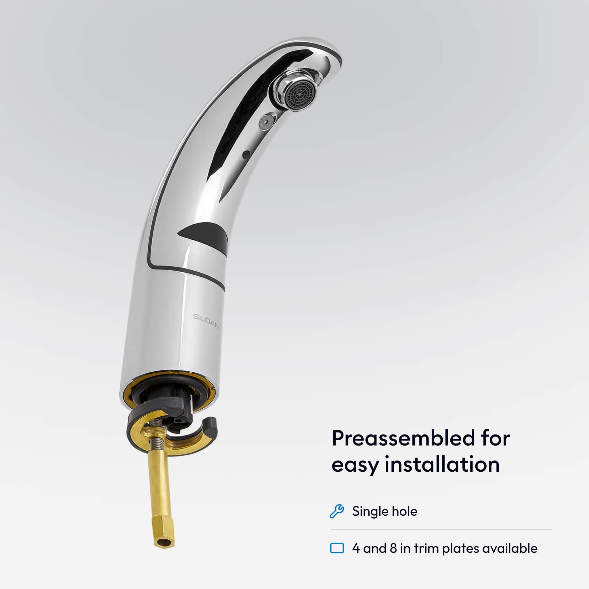 Sloan Optima EAF-150 Touchless Sensor Faucet with Hardware