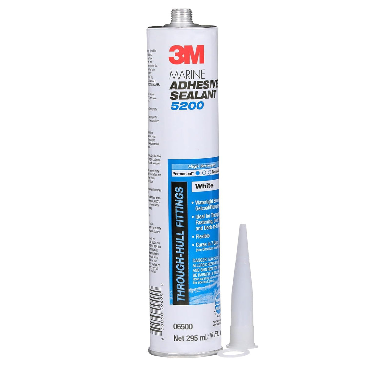 3M Marine Adhesive Sealant 5200 (06500) Permanent Bonding and Sealing for Boats and RVs Above and Below the Waterline Waterproof Repair