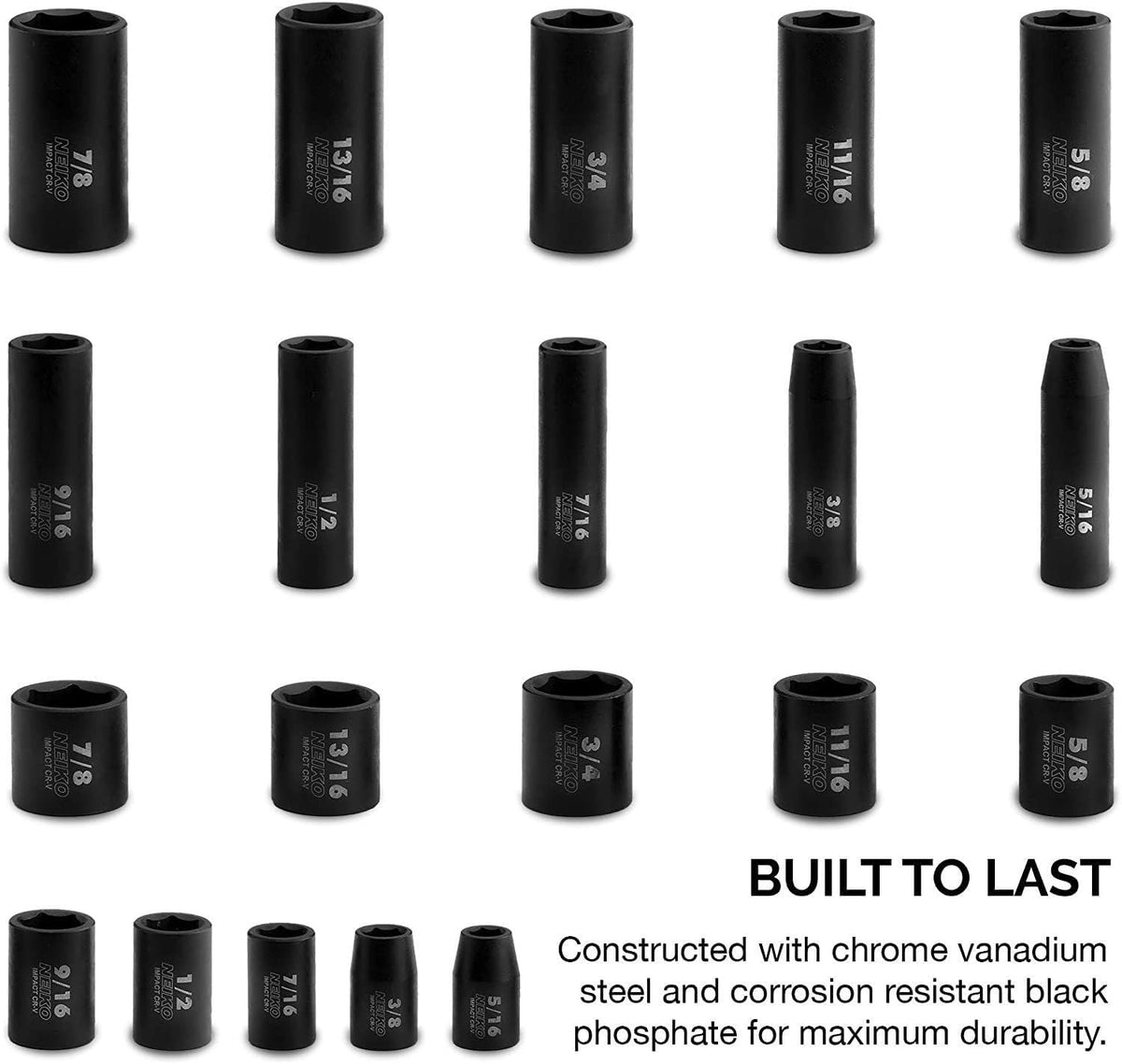 NEIKO 02471A Professional Impact Socket Set