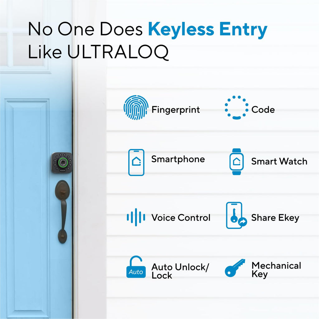 ULTRALOQ U-Bolt Pro Smart Lock with Keyless Entry
