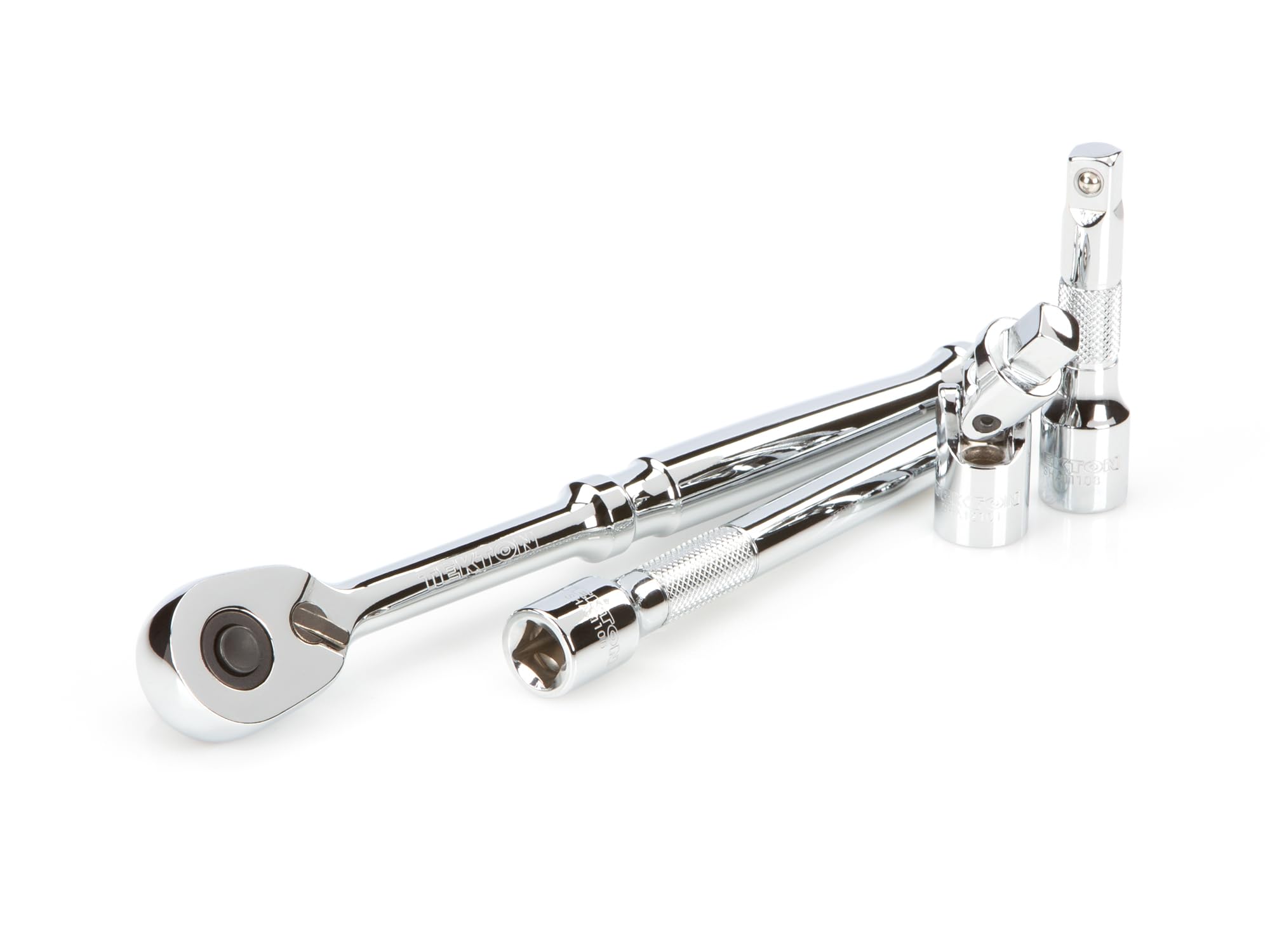 TEKTON 3/8-Inch Drive 6-Point Socket & Ratchet Set