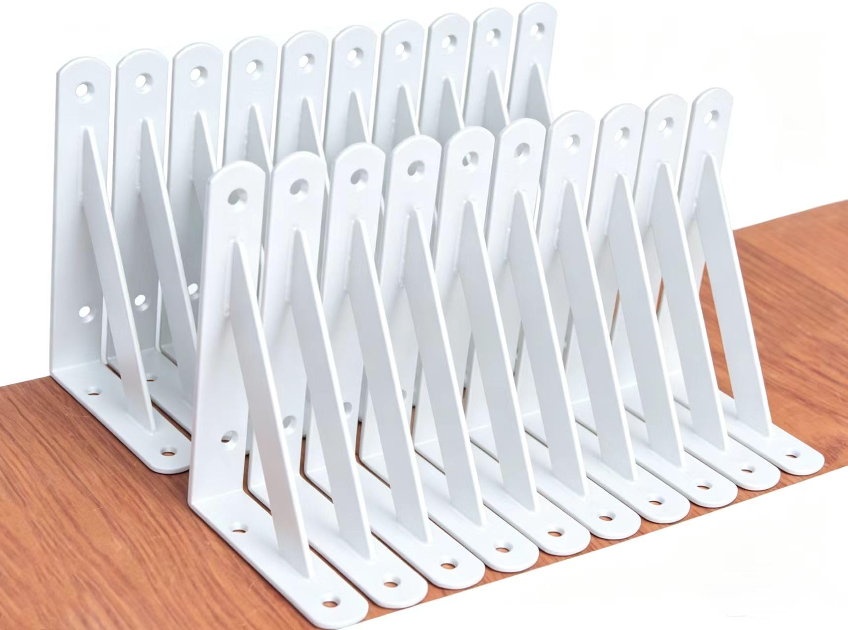 Heavy-Duty Shelf Support Angle Brackets with Screws