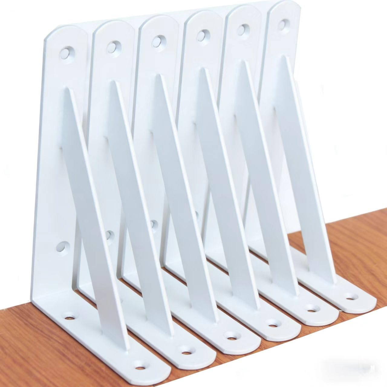 Heavy-Duty Shelf Support Angle Brackets with Screws
