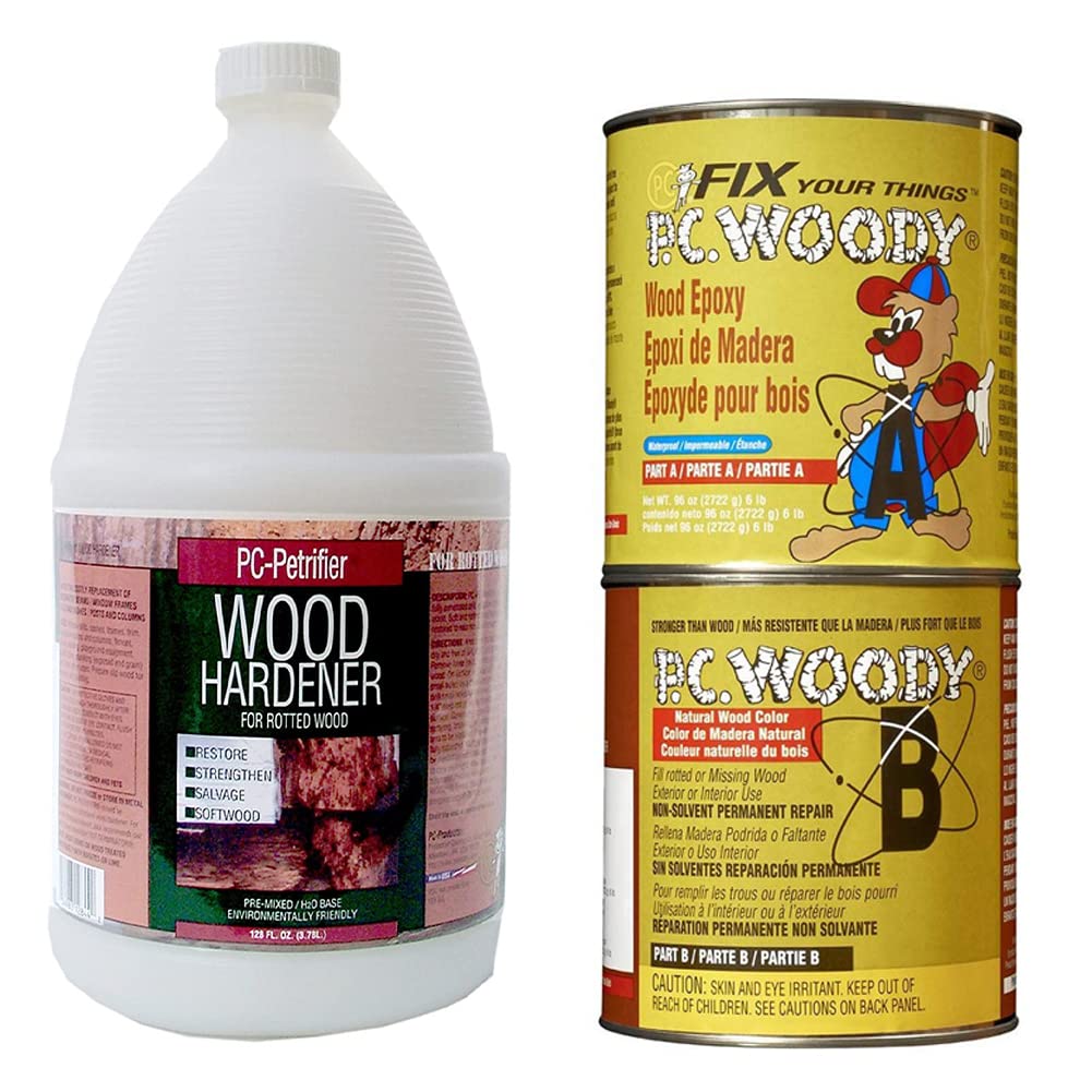 PC-Woody 23334 Two-Part Wood Repair Epoxy Paste 1.5 oz