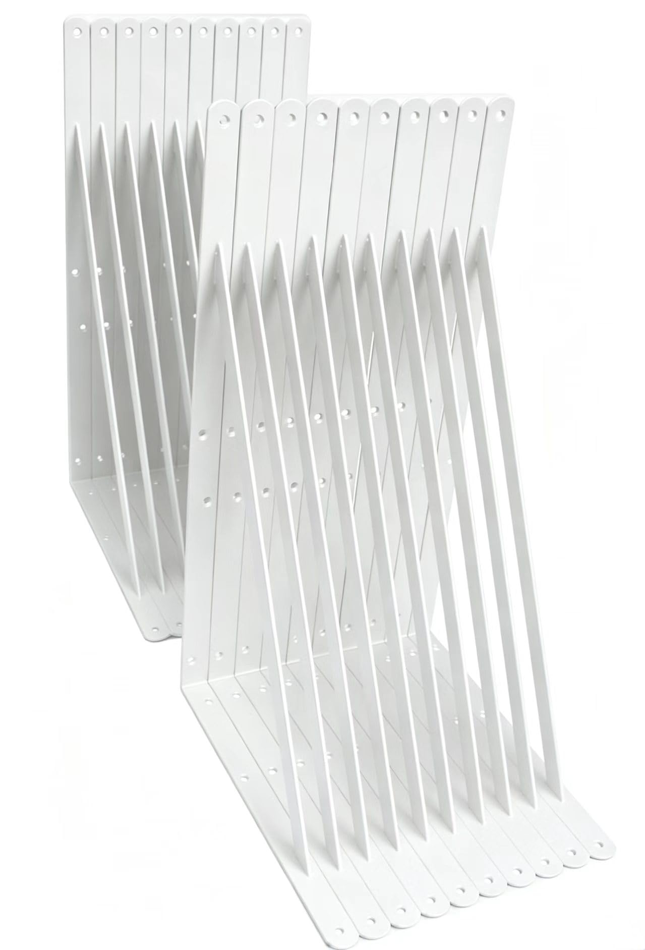 Heavy-Duty Shelf Support Angle Brackets with Screws