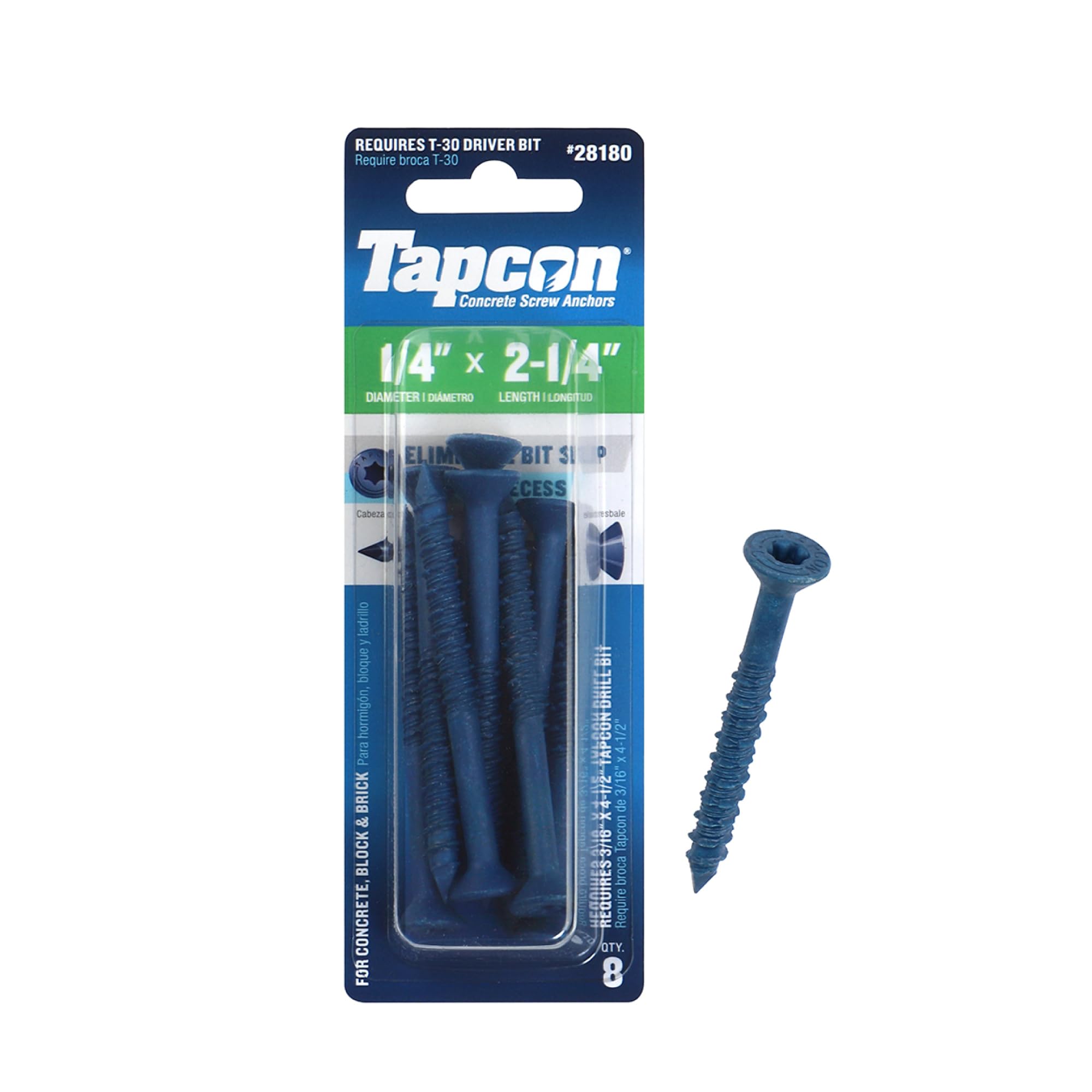 Tapcon Parent Blue Star Head Concrete Anchors