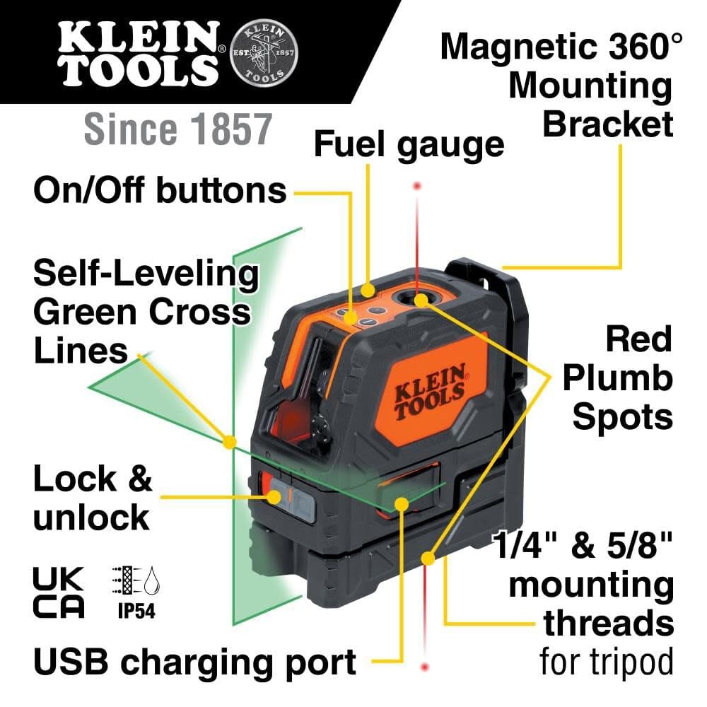 Klein Tools 93LCLS Professional Cross-Line Laser Level