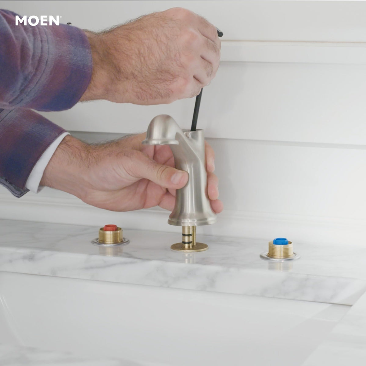 Moen 9000 M-Pact Widespread Faucet Rough-In Valve with Drain