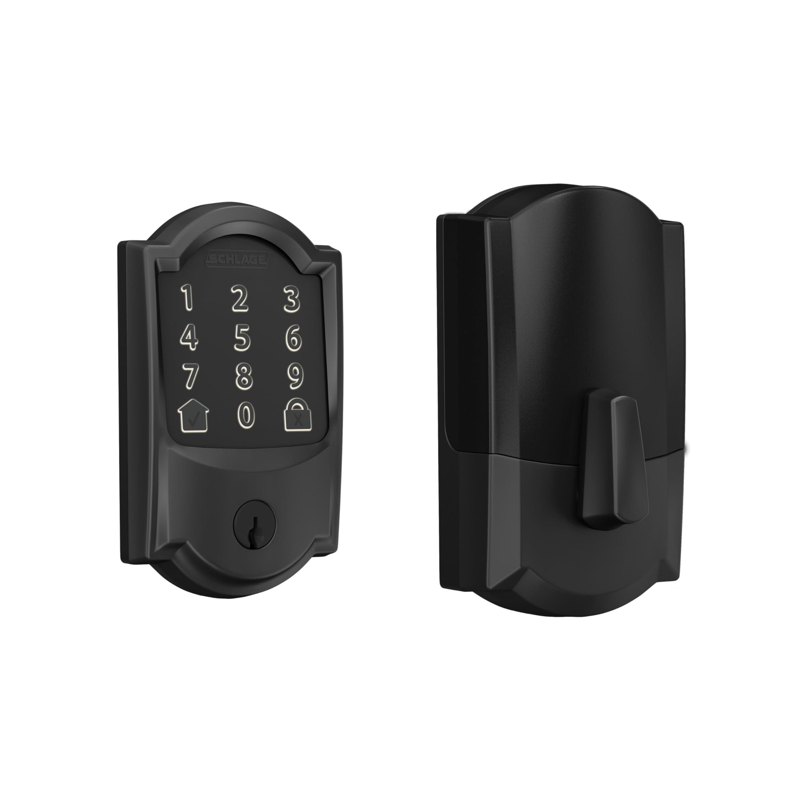 Schlage Encode Smart Wi-Fi Deadbolt Lock with Touchscreen Keypad, Keyless Front Door Entry, App Control, Alexa, Google Home and Airbnb Compatible