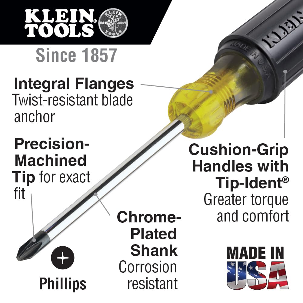Klein Tools 85075 Tip-Ident Professional Screwdriver Set