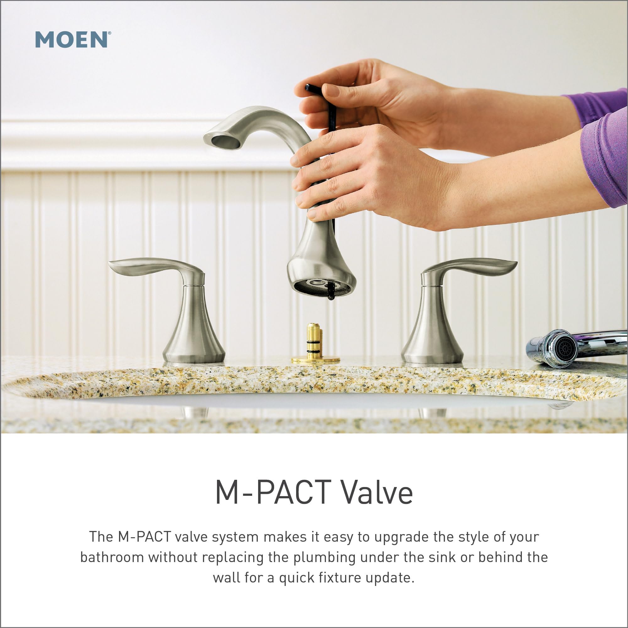 Moen 9000 M-Pact Widespread Faucet Rough-In Valve with Drain