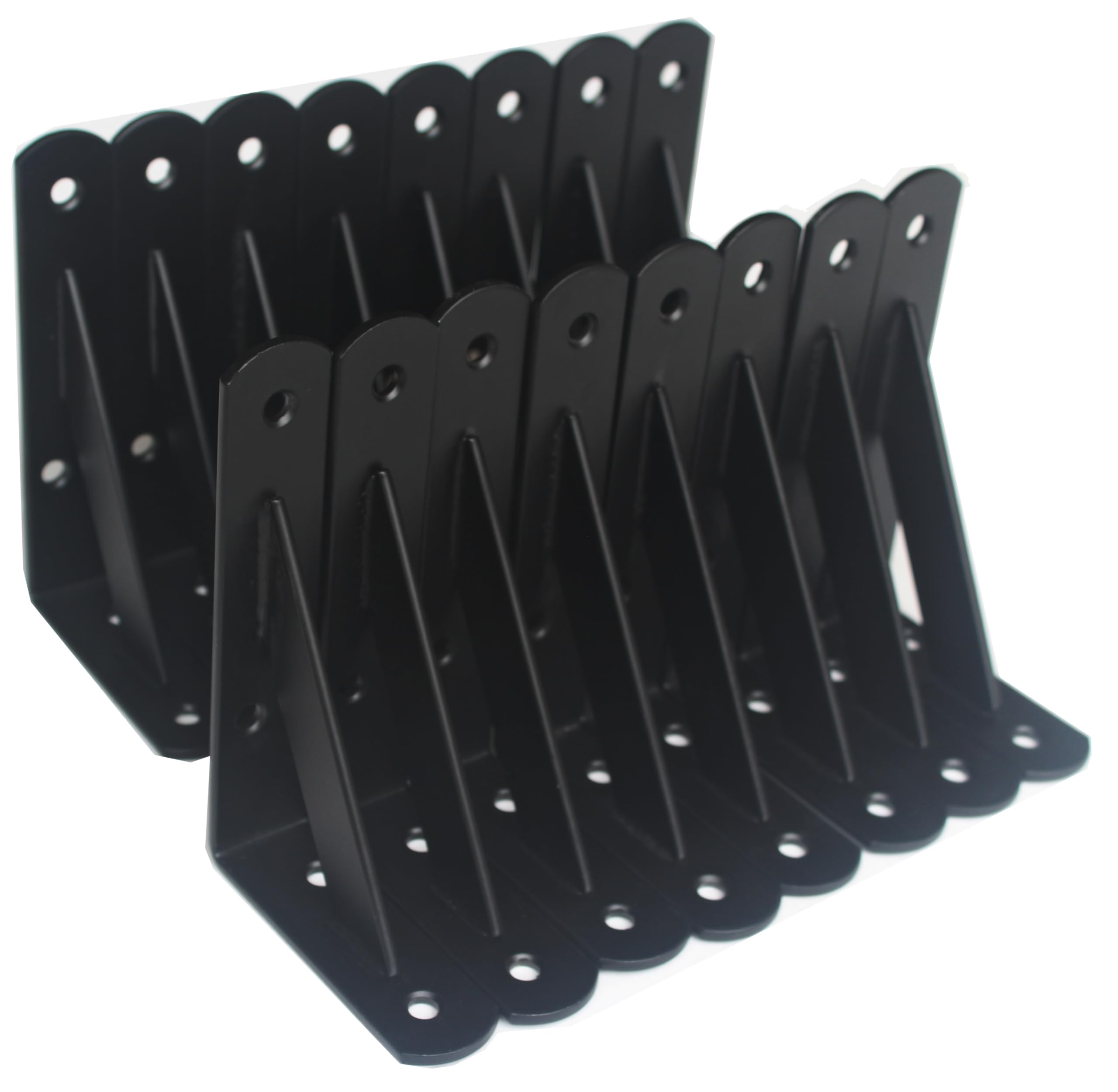Heavy-Duty Shelf Support Angle Brackets with Screws