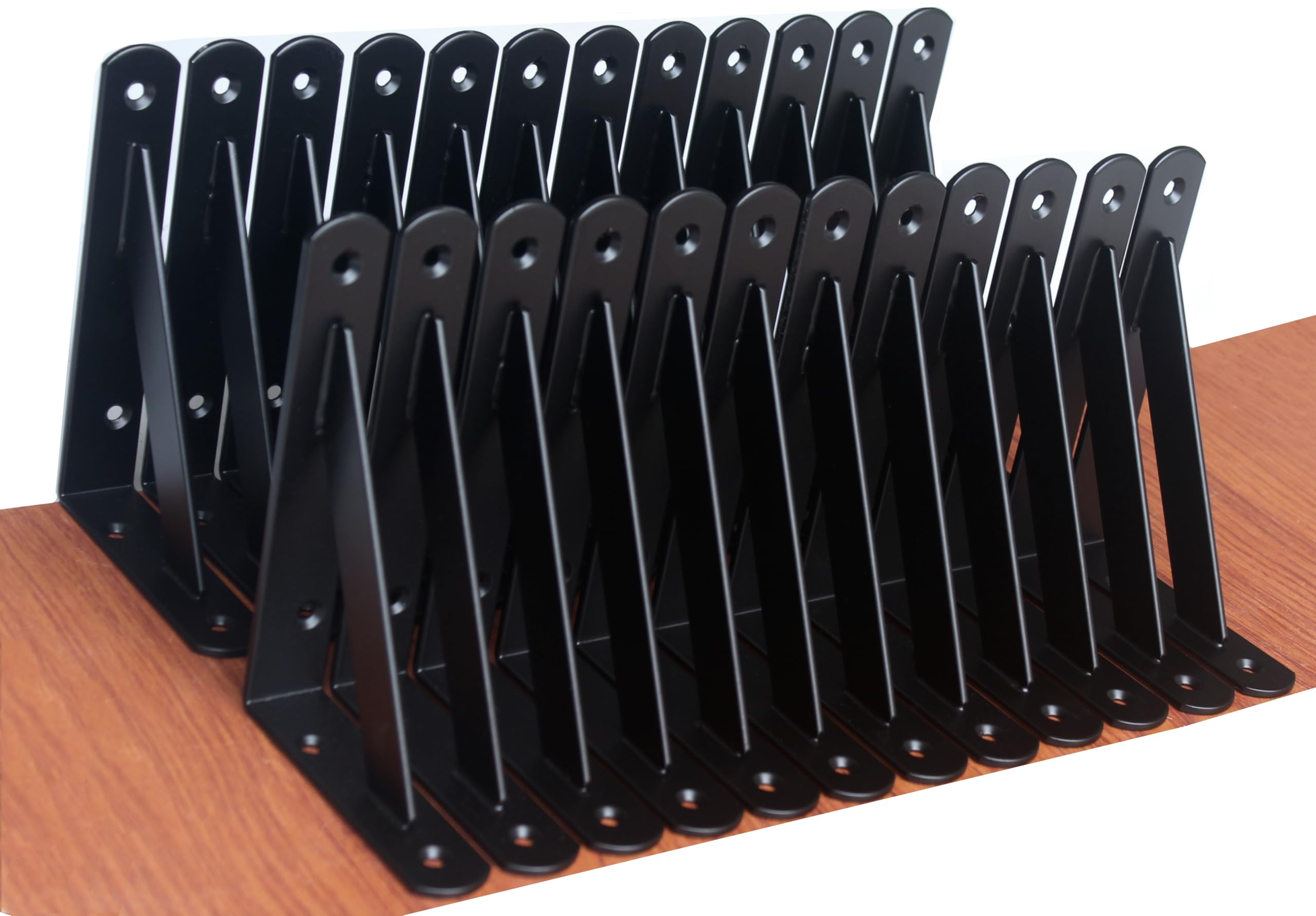 Heavy-Duty Shelf Support Angle Brackets with Screws