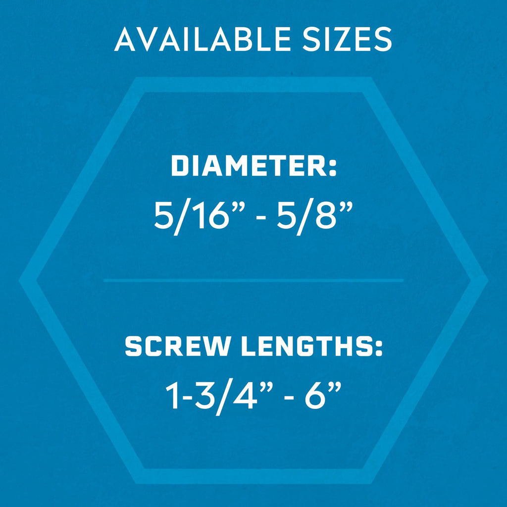Tapcon Blue Concrete Screw Anchors for Masonry