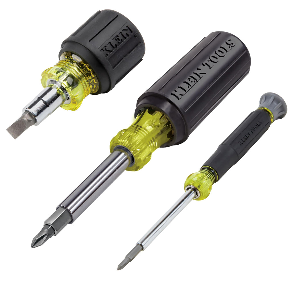 Klein Tools Cushion-Grip Multi-Bit Screwdriver & Nut Driver Set