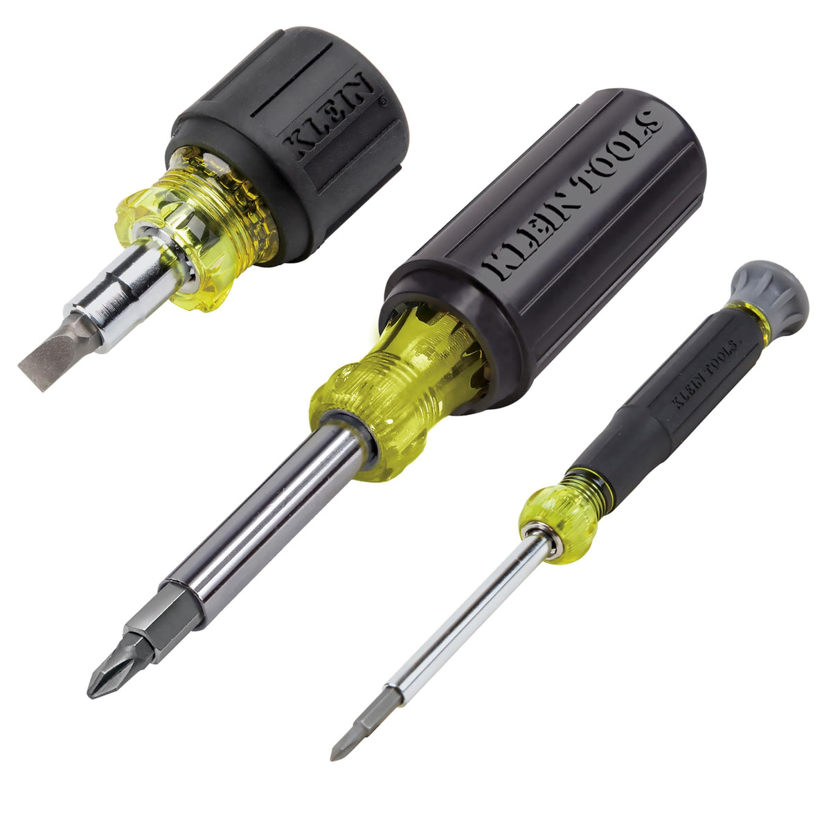 Klein Tools Cushion-Grip Multi-Bit Screwdriver & Nut Driver Set