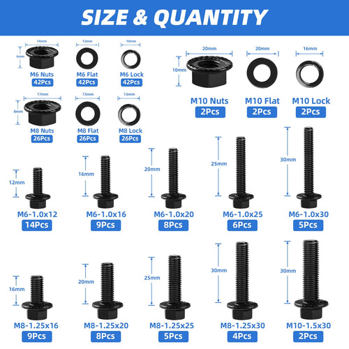 Besitu hex Bolts and Nuts kit