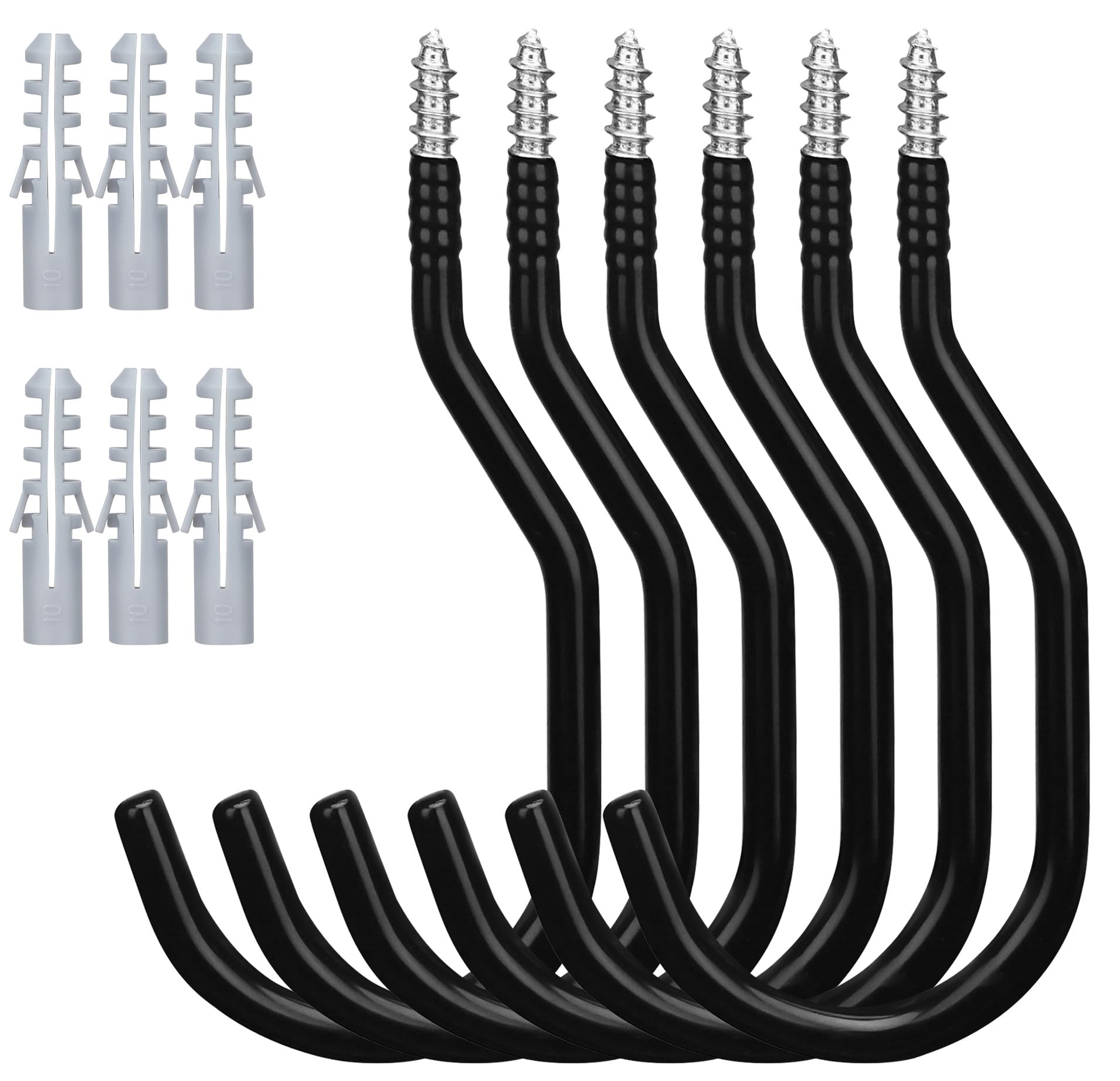 HORUSDY Heavy-Duty Garage Storage Hooks for Wall Mounting