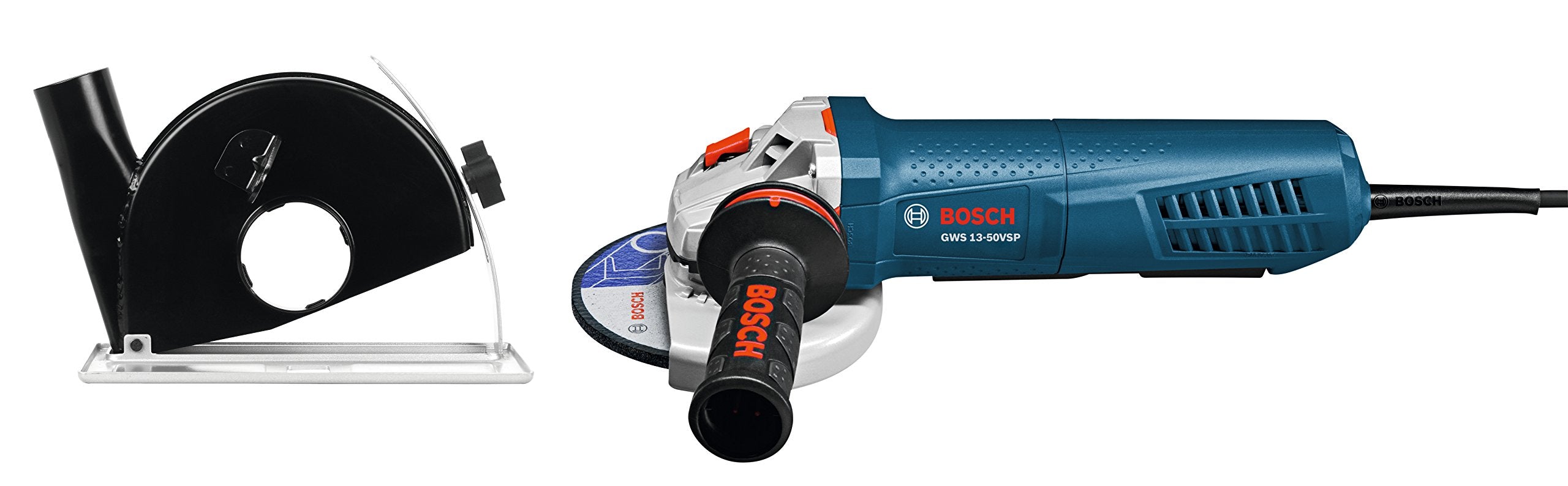 Bosch 5 In. Variable-Speed Angle Grinder with Paddle Switch and Dust Guard GWS13-50VSP-DG