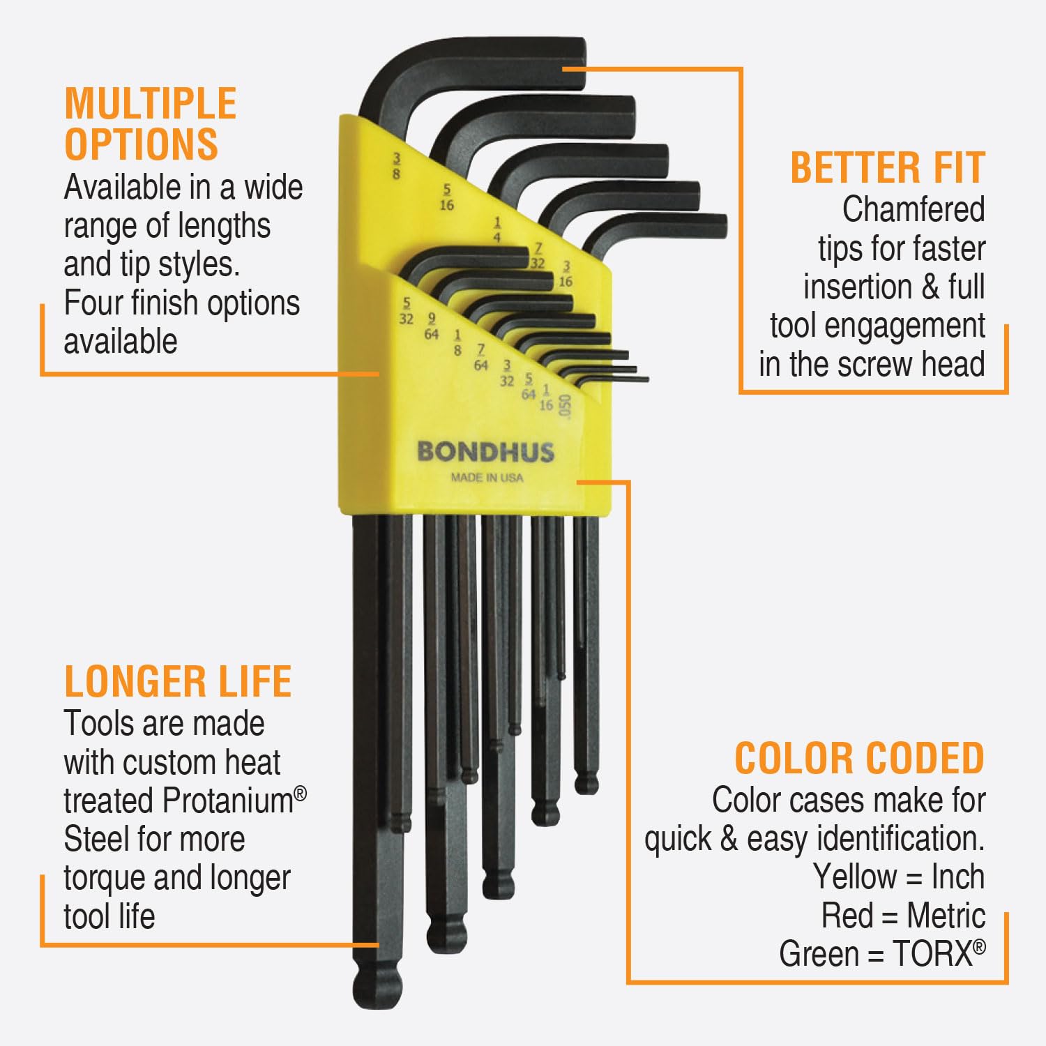 Bondhus Angle Open End Wrench