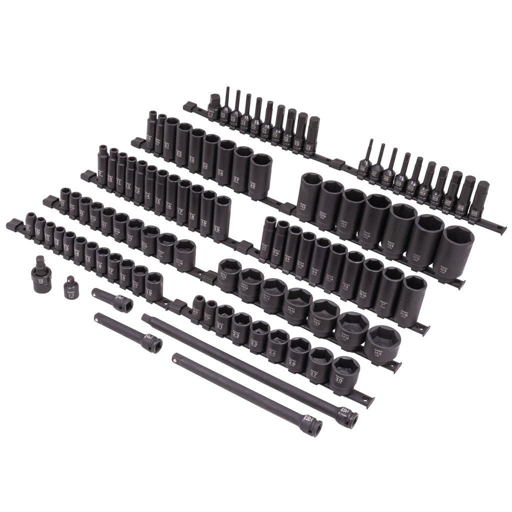 Sunex 2568 1/2-Inch Drive Master Impact Socket Set