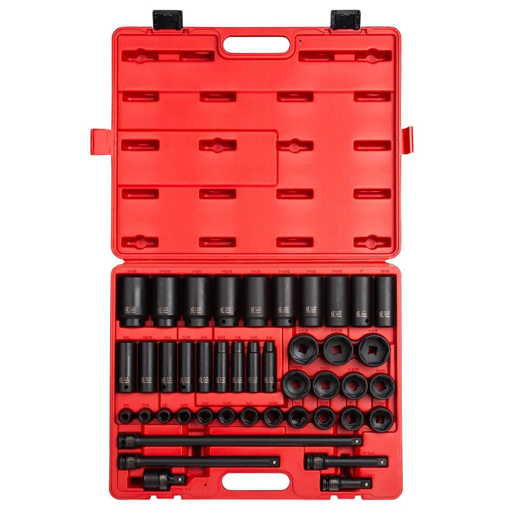 Sunex 2568 1/2-Inch Drive Master Impact Socket Set