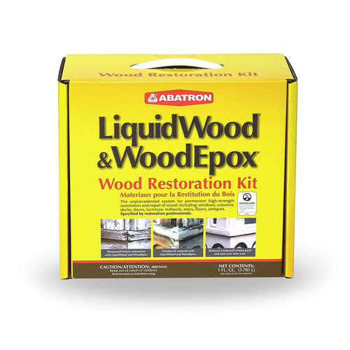Abatron 4-Quart LiquidWood & WoodEpox Restoration Kit