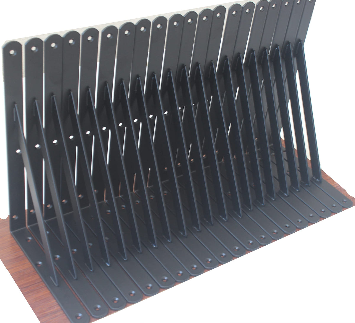 Heavy-Duty Shelf Support Angle Brackets with Screws