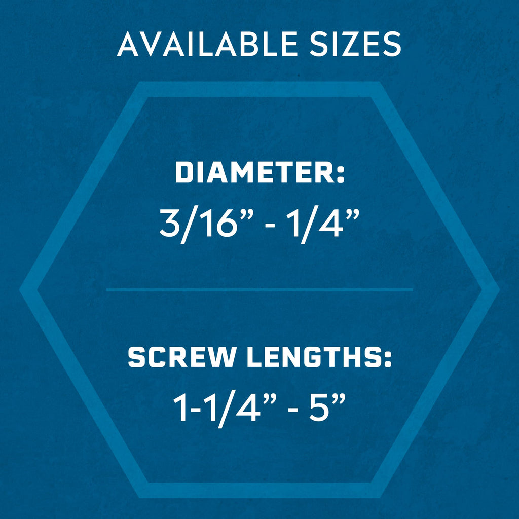 Tapcon Blue Star-Head Concrete Screw Anchors for Masonry
