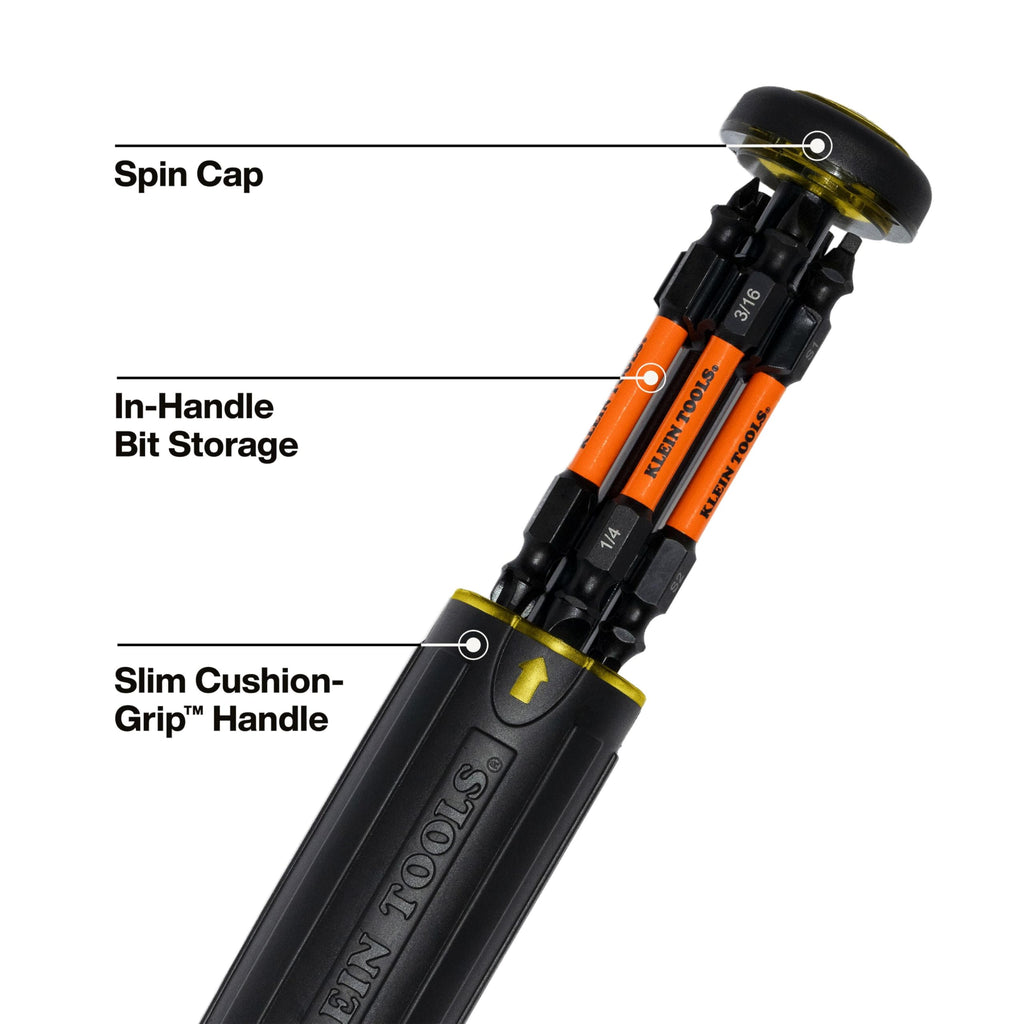 Klein Tools S2 Steel Magnetic Impact Driver Bit Set
